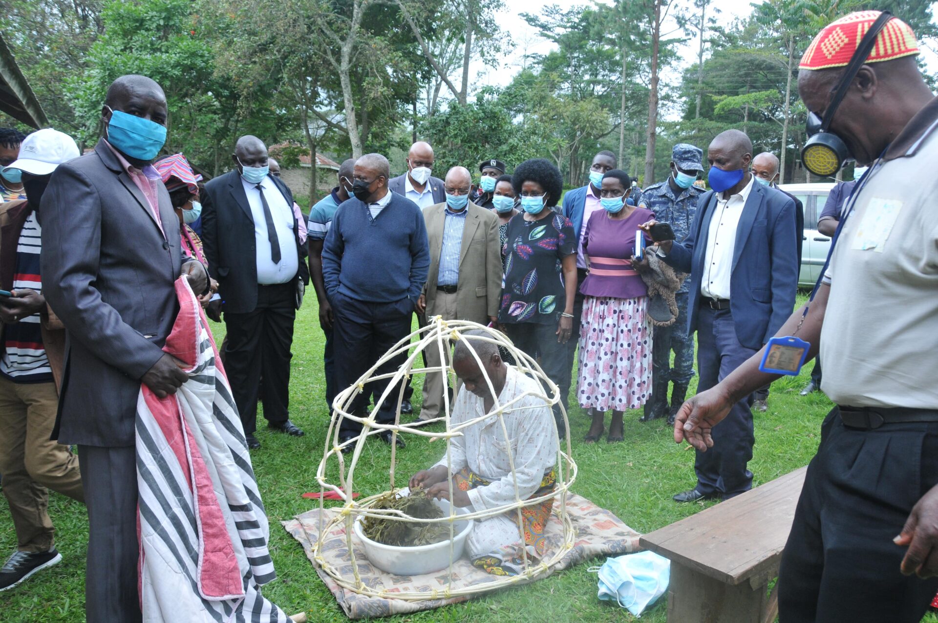 The World Health Organization visits Rukararwe