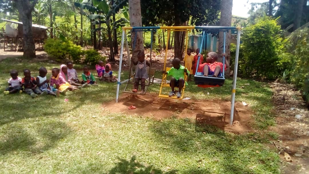 New swing for orphanage children