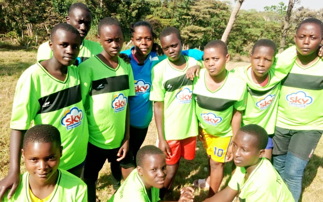 our youth group participating in football tournament